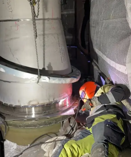 Hitsausta vaakatasossa